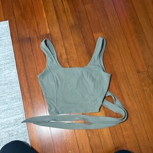 Lululemon Side-Tie Cropped Tank Top